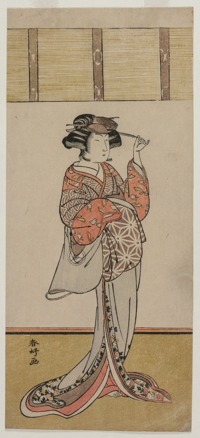 Iwai Hanshiro IV como Oiso no Tora, c. mediados de 1770s de Katsukawa Shunko