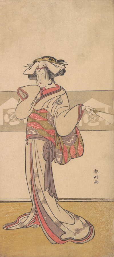 Segawa Kikunojo III en el papel de Oiso no Tora, ca. 1790 de Katsukawa Shunko