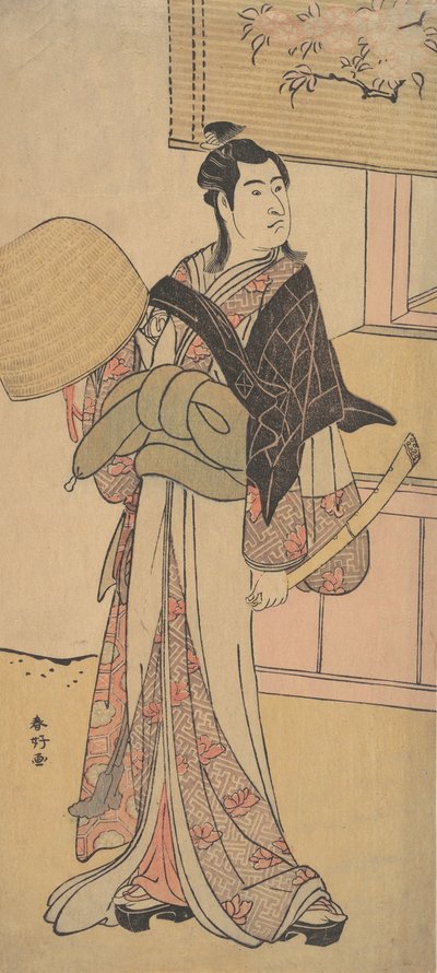 El tercer Sawamura Sojuro en el papel de Shirai Gonpachi, 2º mes, 1788 de Katsukawa Shunko