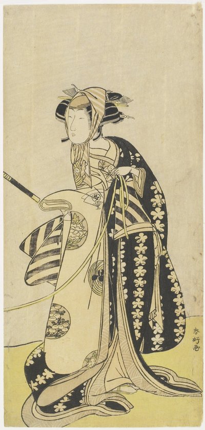 (El actor Onoe Matsusuke en un papel femenino) de Katsukawa Shunsho