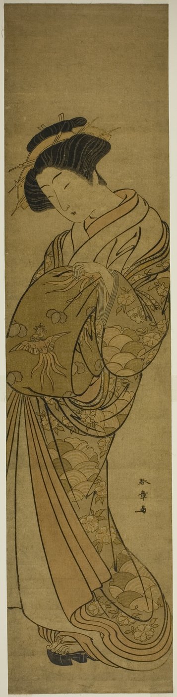 Una cortesana de Matsubaya de Katsukawa Shunsho