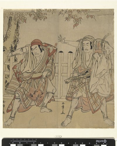 Actores Otani Hiroji III en Otani Tomoemon de Katsukawa Shunsho