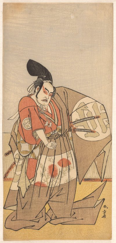 Actor como malvada mensajera imperial de Katsukawa Shunsho