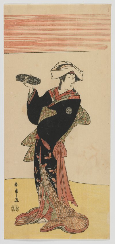 Actor de kabuki Nakamura Riko, periodo Edo, c.1791-92 (grabado en madera en color) de Katsukawa Shunsho