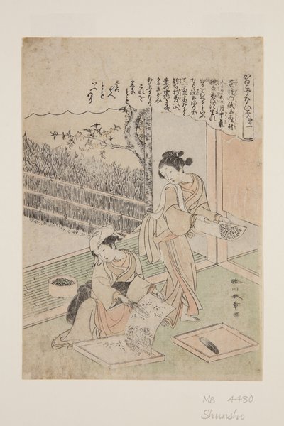 No. 1 (impresión en color en madera) de Katsukawa Shunsho