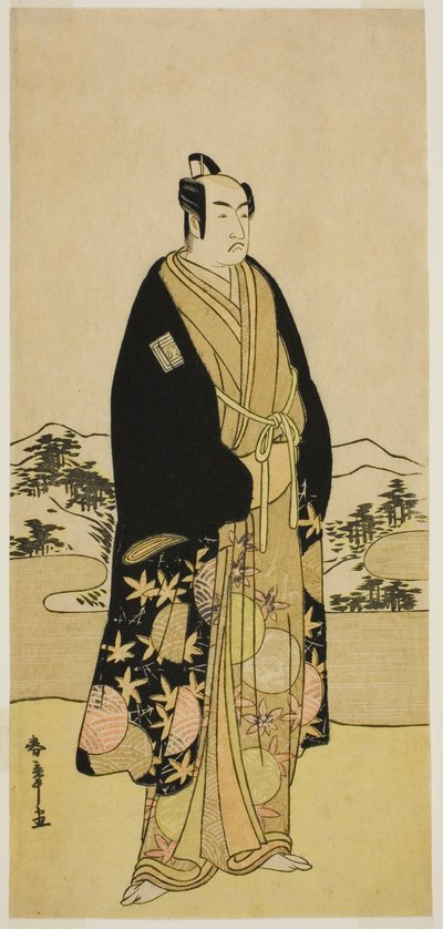 El actor Ichikawa Monnosuke II en un papel no identificado de Katsukawa Shunsho