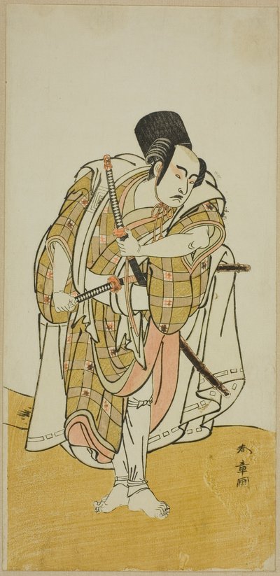 El actor Ichikawa Yaozo II (?) de Katsukawa Shunsho