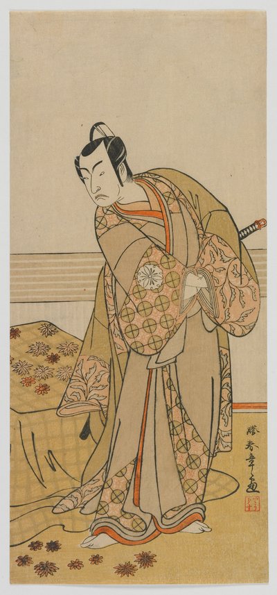 El actor Matsumoto Koshiro IV, periodo Edo, finales de la década de 1770 (xilografía en color) de Katsukawa Shunsho