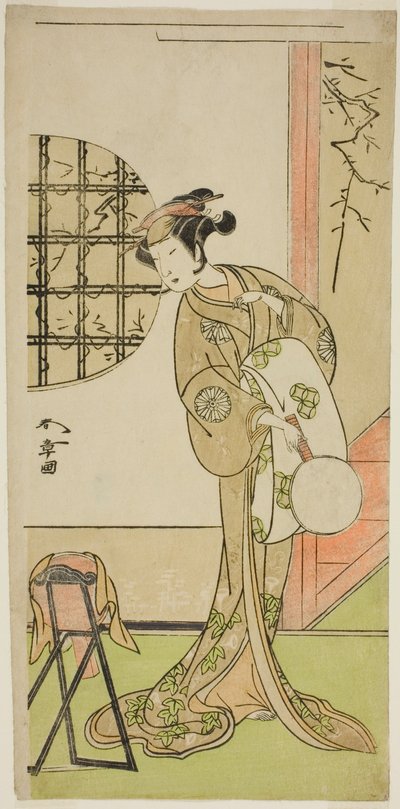El actor Nakamura Noshio I en un papel no identificado de Katsukawa Shunsho