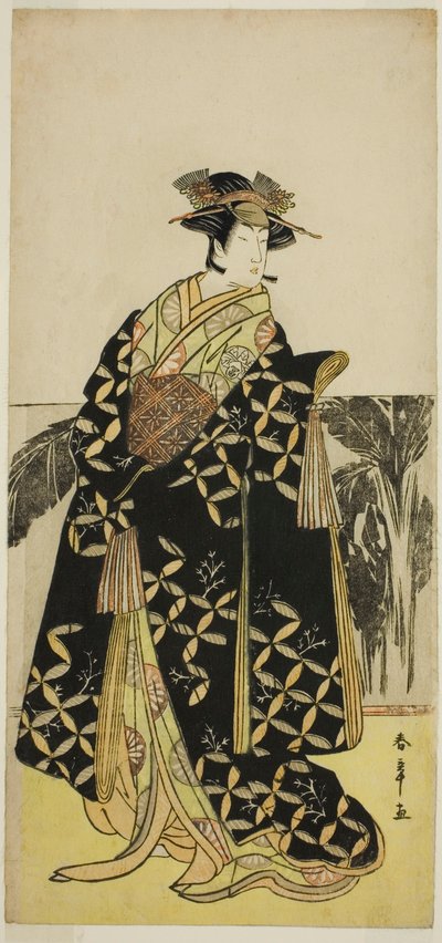 El actor Nakayama Tomisaburo I en un papel no identificado de Katsukawa Shunsho