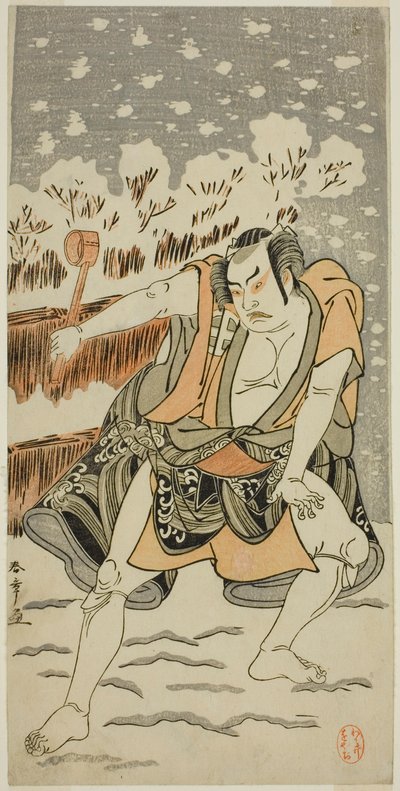 El actor Otani Hiroji III en un papel no identificado de Katsukawa Shunsho