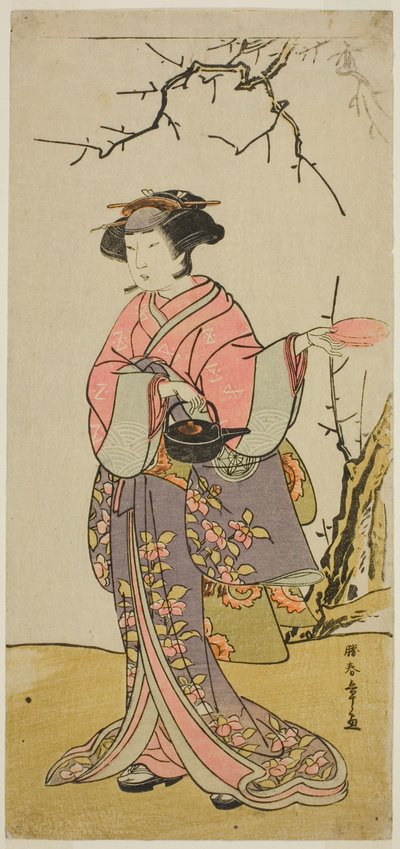 El actor Yamashita Kinsaku II en un papel no identificado de Katsukawa Shunsho