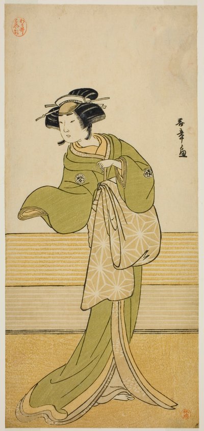 El actor Yamashita Mangiku I en un papel no identificado de Katsukawa Shunsho