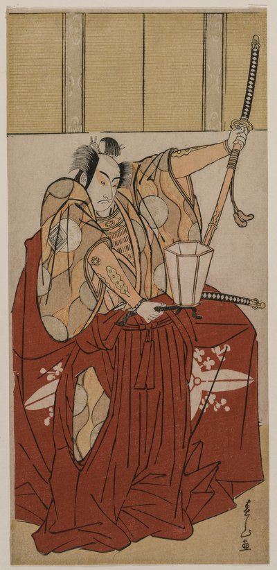 Ichikawa Monnosuke II como Urabe no Suetake, 1781 de Katsukawa Shunzan