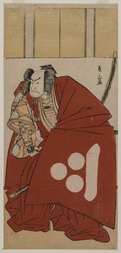 Nakamura Nakazo I como Watanabe no Tsuna, 1781 de Katsukawa Shunzan