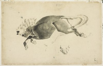 Caballo corriendo, c.1815-1849 de Katsushika (school of) Hokusai
