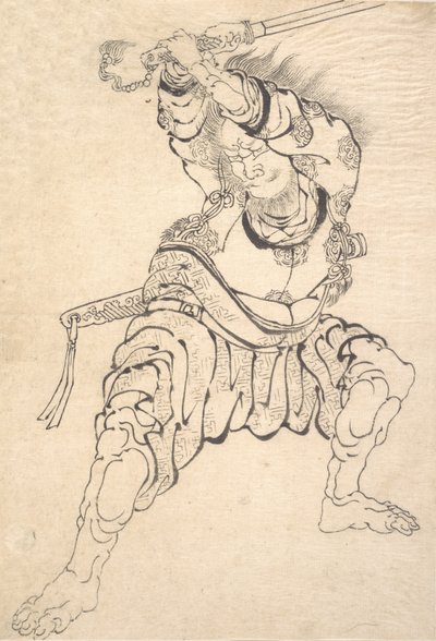 Un Guerrero de Katsushika Hokusai