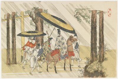 Santuario Arido_shi, 1801-1804 de Katsushika Hokusai