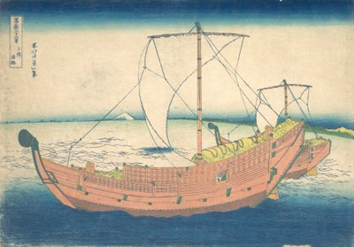 En el mar frente a Kazusa, de la serie Treinta y seis vistas del monte Fuji de Katsushika Hokusai
