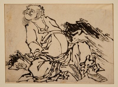 Guerrero chino de Katsushika Hokusai