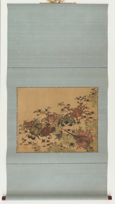 Crustáceos, período Edo, 1825-1830 de Katsushika Hokusai