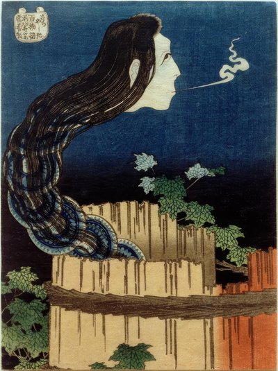 La casa de los platos de Katsushika Hokusai