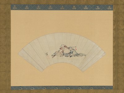 Asaina borracha de Katsushika Hokusai