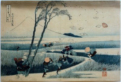 Ejiri en la provincia de Suruga de Katsushika Hokusai
