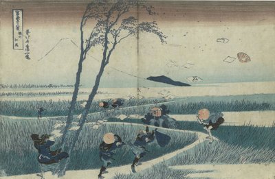Ejiri en la provincia de Suruga de la serie Treinta y Seis Vistas del Monte Fuji, c. 1830 de Katsushika Hokusai