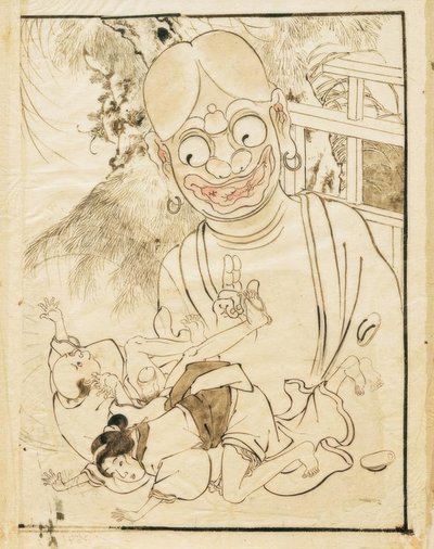 Escena erótica de Katsushika Hokusai