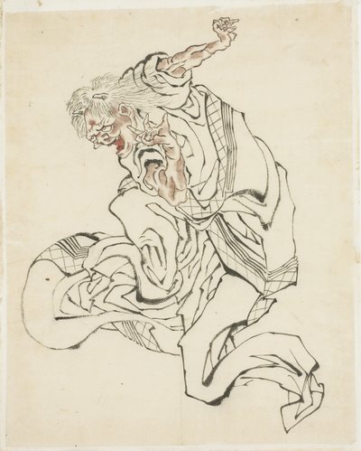 Oni Femenino (ilustración para un cuento popular), ca. 1815-49 de Katsushika Hokusai