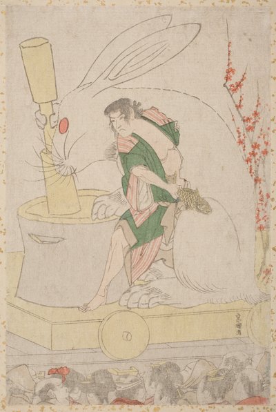 Carroza del Año del Conejo de Katsushika Hokusai