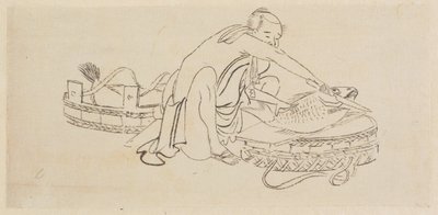 Vendedor de pescado de Katsushika Hokusai