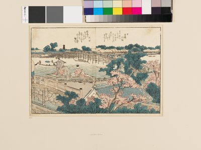 Del libro ilustrado del río Sumida. Un vistazo a ambas orillas de Katsushika Hokusai