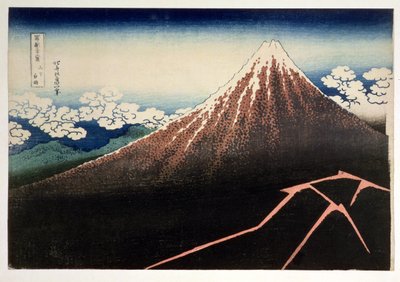 Fuji sobre el rayo, de la serie 