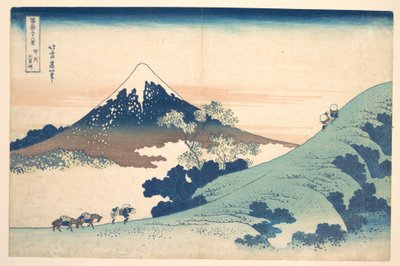 El Fuji desde el puerto de Inume () de Katsushika Hokusai