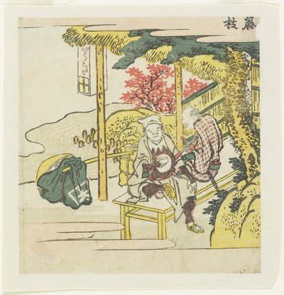 Fujieda, c. 1804 de Katsushika Hokusai