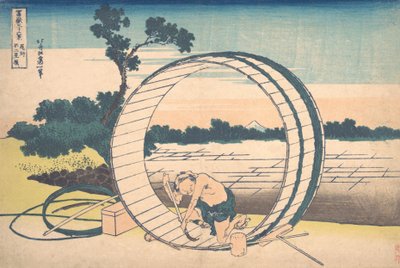 Fujimigahara en la Provincia de Owari, de la serie Treinta y seis Vistas de Katsushika Hokusai