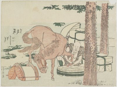 Futakawa, 1799-1802 de Katsushika Hokusai