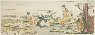Granja de peces dorados de Katsushika Hokusai