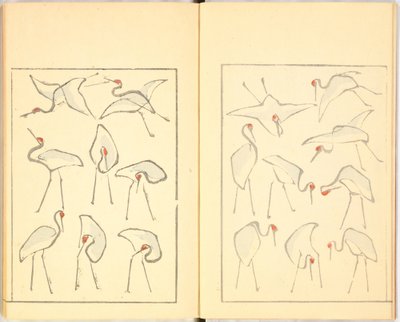 Libro ilustrado de Katsushika Hokusai