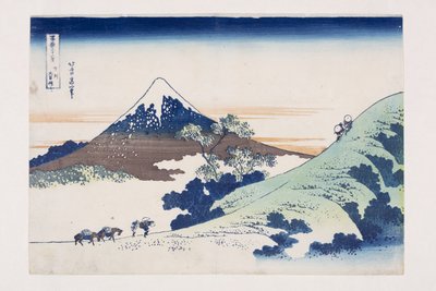 Paso Inume en la provincia de Kai de Katsushika Hokusai