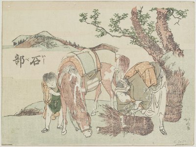 Ishibe, 1799-1802 de Katsushika Hokusai