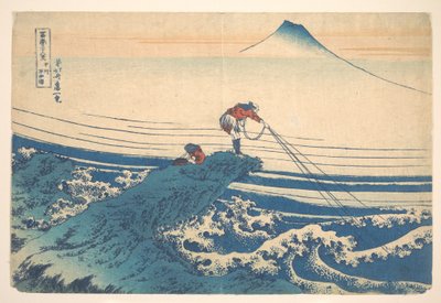 Kajikazawa, en la provincia de Kai (Kōshū Kajikazawa), de la serie «Las treinta y seis vistas del monte Fuji» (Fugaku sanjūrokkei) de Katsushika Hokusai