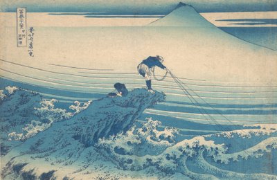 Kajikazawa en la provincia de Kai, de la serie Treinta y seis vistas de..., ca. 1830-32 de Katsushika Hokusai