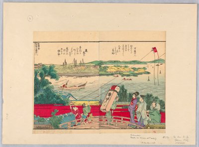 Cometas en Tsuiji de Katsushika Hokusai