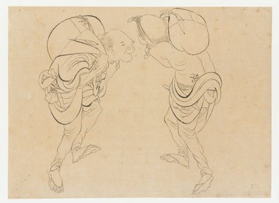 Trabajadores de Katsushika Hokusai