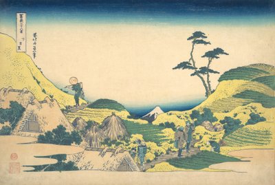 Meguro Inferior, de la serie Treinta y seis vistas del monte Fuji de Katsushika Hokusai