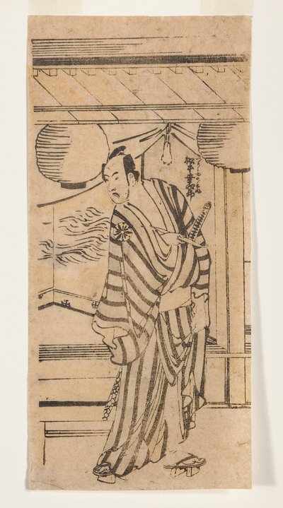 Matsumoto Koshiro como Tsurigane no Mibu, 1788-92 de Katsushika Hokusai