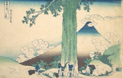 Paso de Mishima en la provincia de Kai, de la serie Treinta y seis vistas, ca. 1830-32 de Katsushika Hokusai